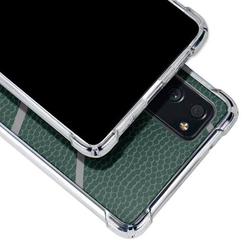 Michigan State University Green Basketball Galaxy S20 FE Clear Case